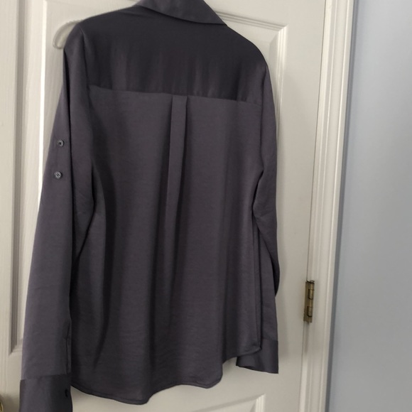 EUC Express Portofino slim shirt in metallic grey - Picture 5 of 8